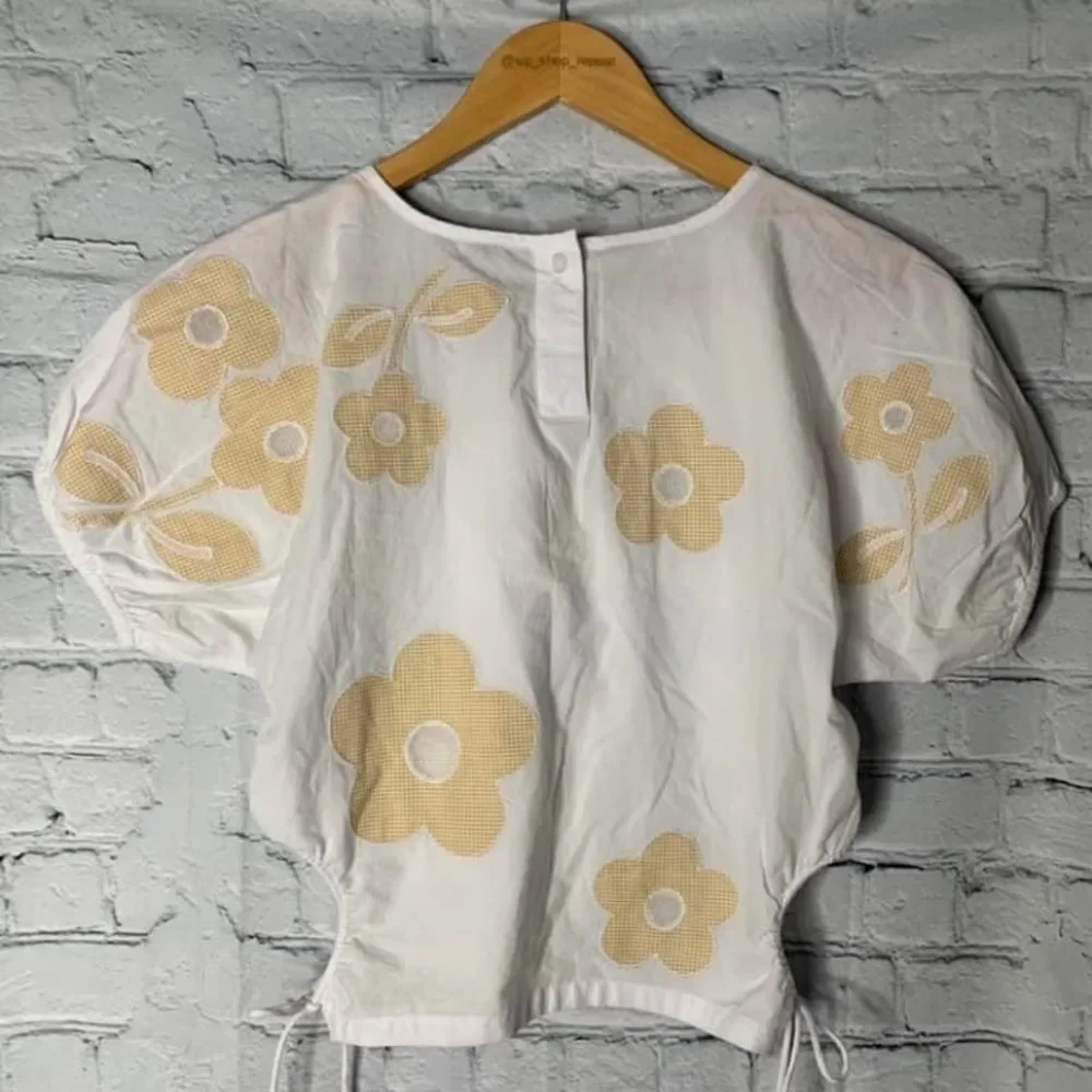 NWT Madewell puff sleeve blouse. Size XS